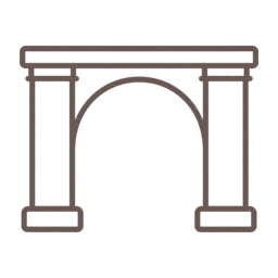 Roman aqueduct icon, variant 1