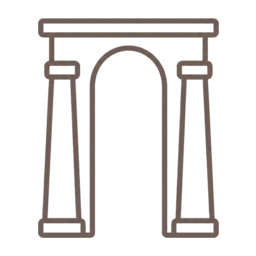 Roman aqueduct icon, variant 2