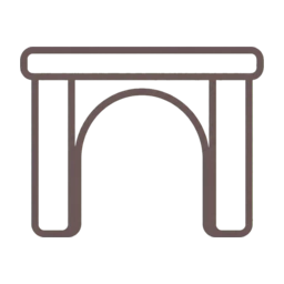 Roman aqueduct icon, variant 7
