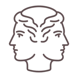 Janus icon, variant 1