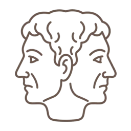 Janus icon, variant 2