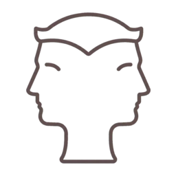 Janus icon, variant 3