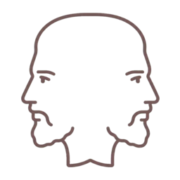 Janus icon, variant 4