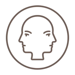 Janus icon, variant 7