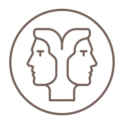Janus icon, variant 9