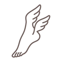 Mercury foot icon, variant 5