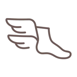 Mercury foot icon, variant 6