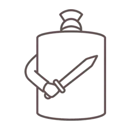 Roman shield icon, variant 7